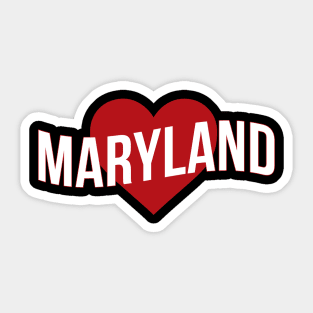 Maryland Love Sticker